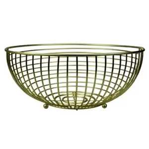 Cesta de Almacenamiento de Alambre Negro, Bandeja Cuadrada de Metal para Cocina, Organizador de Encimera, Caja de Almacenamiento para Escritorio - Product Image 5
