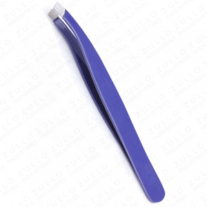 OEM Private Label Stainless Steel Slanted Eyebrow Tweezers Ingrown Hair Removal Precision Beauty <b>Tool</b> Custom - Product Image 6