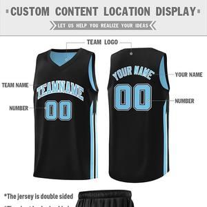 Nouveau design de maillot et short de basket-ball, uniformes de basket-ball réversibles sublimés personnalisés pour hommes - Product Image 5