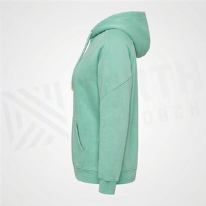 Sweat à capuche léger pour femme en tissu délavé à l'acide, 100 % original, à manches longues, pour l'hiver et l'automne - Product Image 3