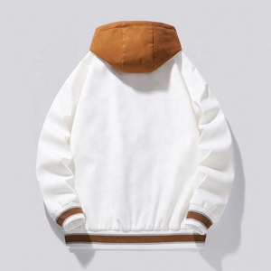 Men Varsity <b>Jacket</b> with Chenille Embroidery and <b>Leather</b> Sleeves Custom Trendy American Team Basketball Varsity <b>Leather</b> <b>Jackets</b> - Product Image 4