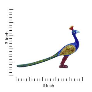 Estatua de Pavo Real de Metal Hecha a Mano, Decoraciones de Resina para Patio Exterior con Detalles de Hierro, Adornos de Jardín - Product Image 4