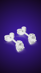 Reef Reflection 10K Moissanite/Cubic Zirconia / CVD Lab cultivé 14K/18K/22K/925 Boucles d'oreilles en argent pour elle - Product Image 6