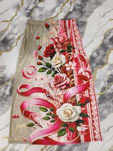 Robe longue personnalisée à imprimé floral style ethnique des îles d'Asie-Pacifique, sans manches, épaules dénudées, pour adultes unisexe, tenue de soirée - Product Image 3