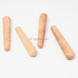 หินอัญมณีสำหรับนวดกึ่งมีค่างานฝีมือทับทิม zoisite สำหรับผ่อนคลายและสบาย - Product Image 3