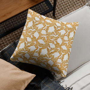 Block <b>Print</b> <b>Cushion</b> Cover Handmade 18x18 Cotton Pillow Designer Floral <b>Print</b> for Sofa Premium Decorative Throw Pillow - Product Image 5