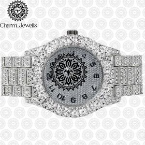 นาฬิกาข้อมือผู้ชาย Charm หรูหรา ตัวเรือนสแตนเลสสตีล หน้าปัด 40 มม. ระบบอนาล็อก เครื่องกลไก ตัวเรือนคริสตัล ปุ่มกด ตัวล็อคแบบซ่อน 10 บาร์ - Product Image 4