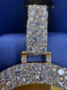 Collar de Lujo con Colgante Hip Hop de Moissanita VVS Helada, Joyería Personalizada con Foto, Cadena de Plata 925, para Hombre y Mujer, Estilo Bling de Moda - Product Image 4