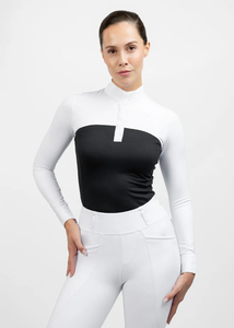 Chemise d'équitation pour femme, tissu léger et doux, coupe confortable et élégante, design professionnel. - Product Image 4