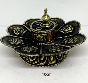 Quemadores de incienso de flor de loto tradicionales con aspecto antiguo - Product Image 2