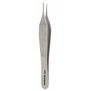 Pinzas Quirúrgicas Manuales de Acero Inoxidable con Certificación CE para Precisión, Pinzas Adson Premium para Aplicación de Apósitos, Punta Serrada de 0.8mm, 12cm - Product Image 3
