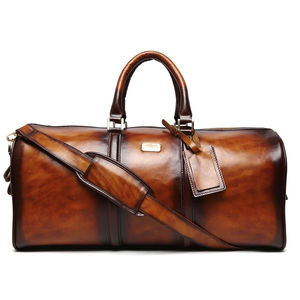 Bolsa de Viaje de Cuero Genuino de Alta Calidad, Bolsa Casual Transpirable con Cierre de Cremallera ¡En Oferta! - Product Image 4