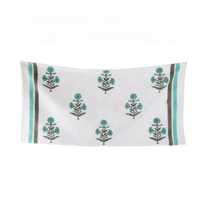 Eco Safe Biodegradable Cotton Bath <b>Towels</b> 80x160cm 500GSM Lightweight Quick Dry Durable <b>Embroidered</b> Border Perfect For Gym Usage - Product Image 1