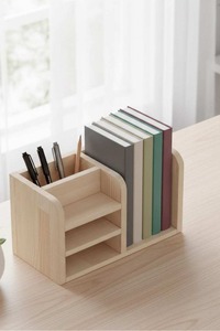 Organisateur de bureau en bois fait main le plus vendu, porte-stylos et support de téléphone pour le bureau, la maison et l'étude, en vente - Product Image 2