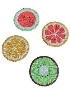 CRYSTAL CRAFT posavasos personalizados hechos a mano con cuentas, lo último en piezas decorativas personalizadas con cuentas, artículos promocionales con cuentas - Product Image 4