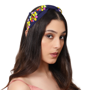 Designer Handmade Women Children's Hairbands Multi-Color Embroidered Beaded <b>Head</b> Bands Fashion Valentines Day Mardi Gras <b>Style</b> - Product Image 1