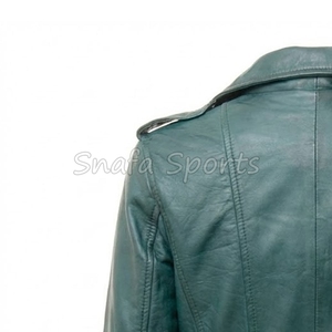 Women Stylish Leather Crop <b>Jacket</b> <b>Short</b> Coat Modern Elegant Fit Winter Collection Fashion Outfit for Ladies Wear - Product Image 6