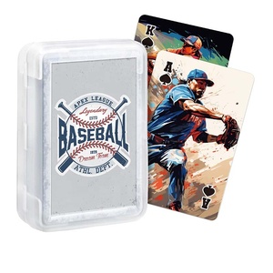 ROYAL Custom Baseball Players Playing Cards-310gsm Smooth Paper Water-Based Varnish Coating 54 Cards Custom Design Imprint - Product Image 1