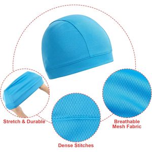 2025 bonnet en maille extensible de refroidissement personnalisé doublure de casque évacuant la sueur chapeaux et couvre-chef de cyclisme avec conception de casquette de crâne - Product Image 2