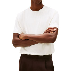 T-shirts pour hommes en coton 100% de qualité supérieure, vente en gros, personnalisables avec logo, coupe ample, impression en relief, t-shirt personnalisé - Product Image 4