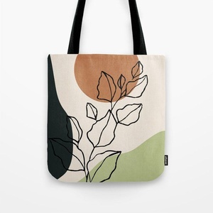 Sac fourre-tout en toile réutilisable et écologique, fait à la main, avec fermeture éclair brodée, sac à bandoulière tendance pour femme, idéal pour la plage - Product Image 1