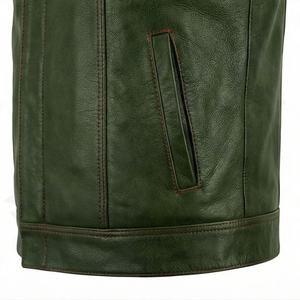 Veste de moto en cuir véritable pour homme de qualité supérieure, nouvelle arrivée, vestes de moto d'hiver, protections amovibles, personnalisables - Product Image 5