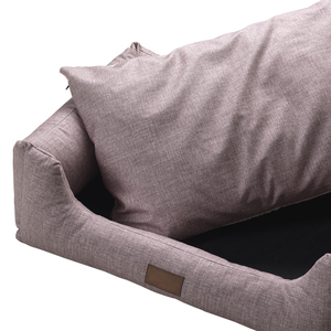 Weelly Striped Pet Portable <b>Bed</b> Soft Rectangle Cat <b>Dog</b> Sofa Cozy Washable Animal Nest - Product Image 5