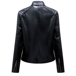 Chaqueta de Cuero Acolchada de Piel de Oveja para Mujer, Transpirable, Impermeable, Hecha a Medida, Duradera, de Alta Calidad, MOQ Bajo, Venta al Por Mayor - Product Image 2