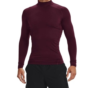 Camiseta de Compresión para Hombre, Ligera, Elástica, de Secado Rápido, de Spandex/Poliéster, Ropa Deportiva para Yoga, Fitness y Uso Diario - Product Image 1