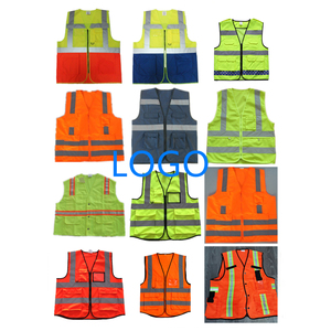 เสื้อกั๊กนิรภัยผู้ชายแบบกันน้ำ ANSI Class 1 สะท้อนแสงสูง ซิปหลายช่อง น้ำหนักเบา ระบายอากาศได้ดี ผลิตจากโพลีเอสเตอร์ 100%  รับสั่งทำพิเศษ - Product Image 2