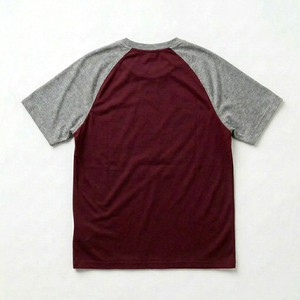 High Quality Men Cotton <b>T</b>-<b>Shirt</b> 180gsm Oversized <b>Raglan</b> <b>Sleeve</b> Custom Logo Streetwear Casual Fashion Summer Wear Pakistan Manufa - Product Image 2