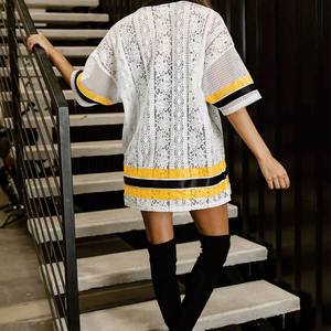 Maillots de football américain personnalisés de haute qualité pour femmes, t-shirts streetwear pour hommes et femmes avec col en V, OEM, marque privée, vente en gros, États-Unis - Product Image 5