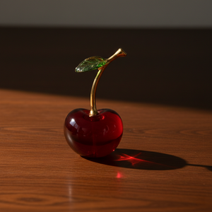 Prensapapeles de Cristal Hecho a Mano con Diseño de Cereza, Arte en Cristal, Decoración para Hogar, Oficina, Coche, Regalo Decorativo - Product Image 3