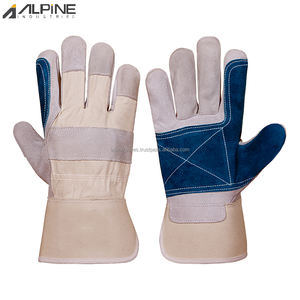 Gants de travail industriels en cuir de chèvre grainé de haute qualité, gants de rigueur canadiens élégants, pour le jardinage, le transport, anti-impact - Product Image 2