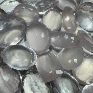 Wholesale Natural Rose Quartz Faceted Loose Gemstone Pink <b>Colour</b> - Product Image 1