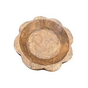 BEST SELLER Porte-bougie en bois artisanal en forme de bol à pâte, bon prix, ODM, article de décoration intérieure pour le salon, Vietnam - Product Image 1
