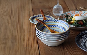 Plato de Arroz de Porcelana Ecológica, Tazón Grande con Diseño Japandi, Apto para Lavavajillas, para Uso en Restaurantes - Product Image 5