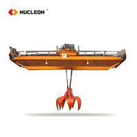 Grues de pont aérien à double poutre de type QZ 20 tonnes 30 tonnes 50 tonnes 100 tonnes certifiées ISO à usage intensif avec grippage hydraulique électrique