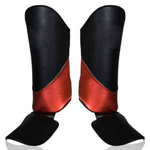 Protège-tibias de boxe fabriqués en usine pour l'entraînement professionnel, protection des jambes et des pieds, protège-tibias de boxe personnalisés - Product Image 1