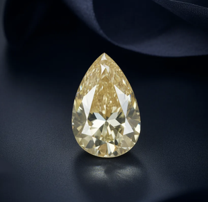 Diamants certifiés IGI, diamants de laboratoire CVD, diamants jaunes en forme de poire, de 1 à 2 carats, pour montres, alliances, boucles d'oreilles et bracelets - Product Image 2