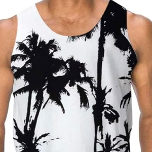 Camiseta sin Mangas Sublimada Personalizada con Logotipo para Hombre, Camiseta Deportiva sin Mangas con Estampado Personalizado de EE. UU., Chaleco Deportivo Personalizado - Product Image 5