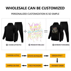 Wholesale Winter <b>Hooded</b> Solid Men Sportswear Jogging Tracksuits <b>Zip</b>-Up Lightweight Cotton Wind Breaker Training Jogger - Product Image 4