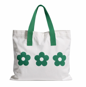 Sac fourre-tout pliable en toile de coton recyclé, imprimé avec logo personnalisé, écologique, à fermeture épaule, très vendu - Product Image 2