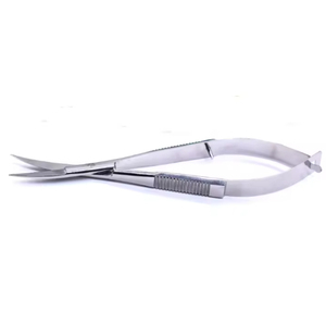 Ciseaux à ressort incurvés en acier inoxydable, manche en acier, outil de manucure de précision pour cuticules, lame aiguisée, ciseaux à cheveux - Product Image 5
