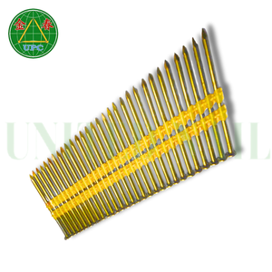 Industrial Steel Strip <b>Nails</b> 3" x 0.120 4000pcs Round Head with Yellow Coating Factory Vietnam - Product Image 4