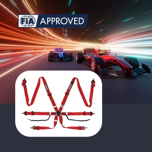 Arnés de Seguridad Deportivo TBRACING Sport Plus, Homologado por la FIA, Listo para Competición, OEM, ODM, Marca Privada, con Cinta de 50 mm para Deportes de Motor - Product Image 3
