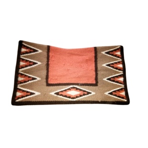 Couverture de selle de cheval en laine de Nouvelle-Zélande avec coussinets en cuir profilés au design occidental élégant prêt à être expédié à des prix d'usine - Product Image 2