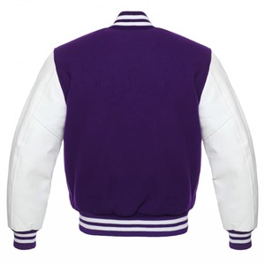 Vintage Varsity <b>Jacket</b> <b>Men</b> Classic Baseball Uniform VARSITY <b>Jacket</b> Streetwear Black <b>White</b> Fashion Man Clothing - Product Image 5