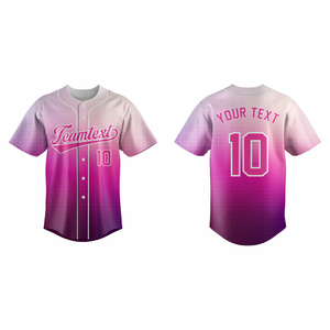 Uniforme de baseball sur mesure grande taille, respirant, à séchage rapide, en jersey polyester, fabrication OEM pour les sports d'équipe, les entraînements, les matchs et les compétitions - Product Image 2