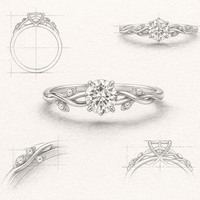 IGI-Zertifizierter Labor-Diamantring für Damen, Bestseller Ovaler VVS Labor-Diamant Solitär-Ring für Jubiläum und Hochzeit